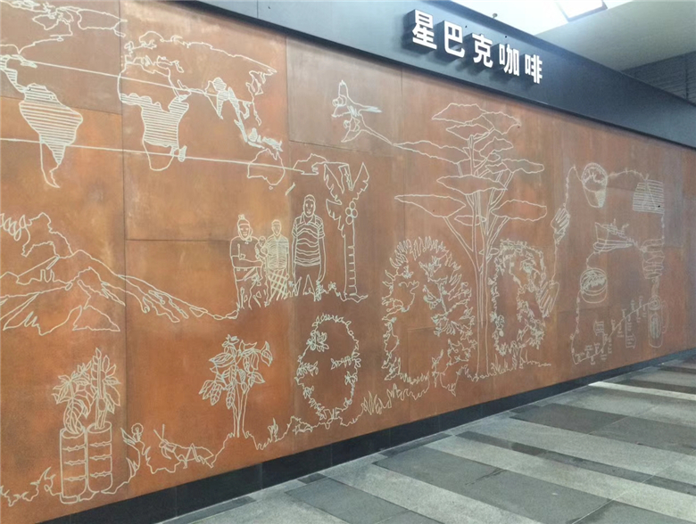 泰兴耐候钢幕墙